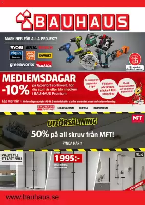 Bauhaus (giltig till och med 7-11)