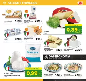 Volantino Oasi | Superstore Pagina 13: Fior di latte e bocconcino Francia €0,99, Gouda tedesca €0,89