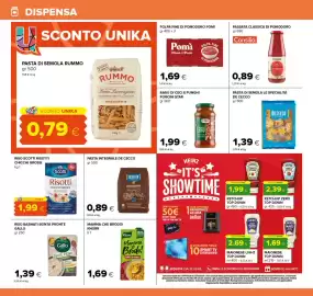 Volantino Oasi | Superstore Pagina 18: Pasta integrale De Cecco €0,89, Polpa fine di pomodoro Pomi €1,69