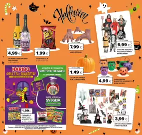 Volantino Oasi | Superstore Pagina 3: Zucca halloween €1,49, Contenitore dolcetto scherzetto €4,99