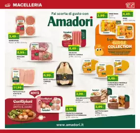 Volantino Oasi | Superstore Pagina 9: Busto di pollo Campese €6,99, Amadori Salsiccia Ricetta Classica €4,49
