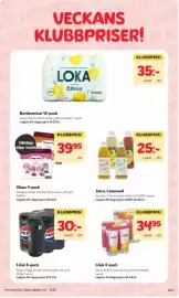 Hemköp reklamblad vecka 44 Sida 6: BB HEM B HE VECKANS OP KLUBBPRISER! B LOKA Citron SP K KLUBBPRIS! 35:- -pant /st