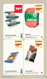 Hemköp reklamblad vecka 44 Sida 8: Nötfärs €79,95, Nybergs Deli Helgskinka €49,95