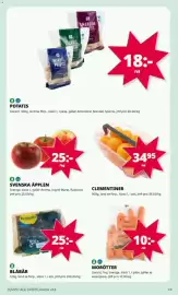 Tempo reklamblad vecka 44 Sida 2: Driscoll's blåbär €25,00, Clementiner €34,95