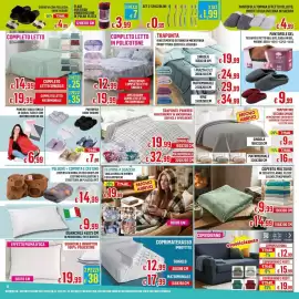 Volantino Satur Pagina 15: Pantofole varie misure €7,99, Trapuntino decoro spighe €9,99