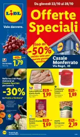 Volantino Lidl | Offerte Speciali Pagina 1: Fettine sottillissime di petto di pollo €1,99, Alesto Noci sgusciate €2,39