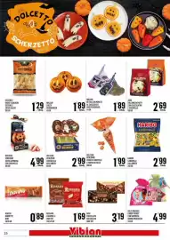 Volantino Vibian Pagina 15: Novipiù barrette novi €0,89, Rossana caramelle vari tipi €1,69