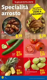 Volantino Lidl | Nuova apertura Pagina 2: Ananas €0,89, Pere dell'Emilia Romagna IGP €1,69
