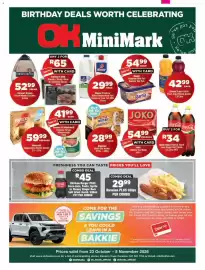OK MiniMark catalogue Page 1: Bokomo Weet-Bix Assorted €28,99, Nescafe Cappuccino Sticks €59,99