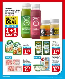 Hoogvliet folder week 44 Pagina 14: Alle Bettine geitenkaas €1,29, Innocent smoothies of shots €1,98