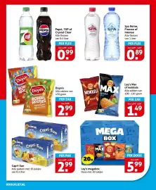 Hoogvliet folder week 44 Pagina 20: Alle Duyvis Borrel Nootjes €2,99, Alle Pepsi, 7UP of Crystal Clear €0,99