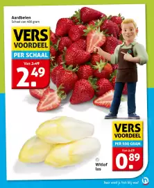 Hoogvliet folder week 44 Pagina 9: Aardbeien €2,49, Witlof Los €0,89