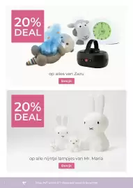Prenatal folder week 44 Pagina 5: LO 20% DEAL 10 11 12 700 ZAD op alles van Zazu Bekijk 20% DEAL 2 5 3 op alle nijntje