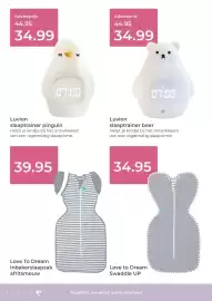 Prenatal folder week 44 Pagina 6: Luvion slaaptrainer beer €34,99, Luvion slaaptrainer pinguin €34,99