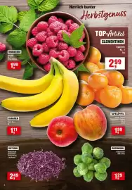 Handelshof Prospekt woche 45 Seite 4: Rosenkohl €1,29, Rotkohl €2,49