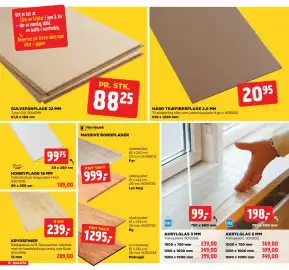 Jem & fix tilbudsavis uge 44 Side 12: GULVSPÅNPLADE 22 MM €88,25, HÅRD TRÆFIBERPLADE 2,5 MM €20,95
