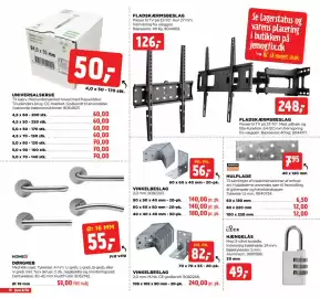 Jem & fix tilbudsavis uge 44 Side 18: UNIVERSALSKRUE, FLADSKÆRMSBESLAG €126,00