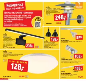 Jem & fix tilbudsavis uge 44 Side 2: LØNSTRUP VÆGLAMPE, RAY PENDELSÆT €158,00