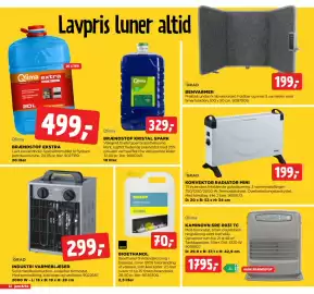 Jem & fix tilbudsavis uge 44 Side 22: BENVARMER €199,00, BRÆNDSTOF EKSTRA €499,00