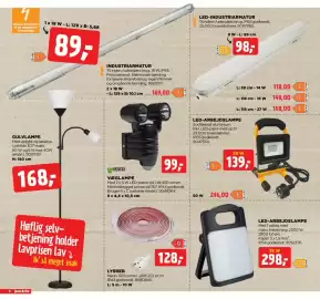 Jem & fix tilbudsavis uge 44 Side 4: INDUSTRIARMATUR, LED-INDUSTRIARMATUR