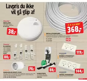 Jem & fix tilbudsavis uge 44 Side 5: INSTALLATIONSKABEL, RØGALARM €38,00
