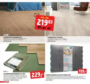 Jem & fix tilbudsavis uge 44 Side 8: LAMINATGULV BARIONAL EG €219,83, LAMINATGULV HVID EG €219,83