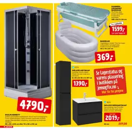 Jem & fix kundeavis uke 44 Side 10: SAMMENLEGGBART BADEKAR €1.599,00, DELUXE HØYSKAP €1.390,00