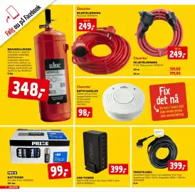 Jem & fix kundeavis uke 44 Side 2: BRANNSLUKKER €348,00, Elworks RØYKVARSLER €98,00