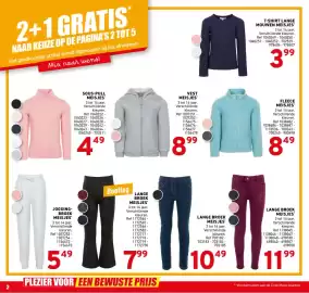 Trafic folder Pagina 2: Joggingbroek meisjes €5,49, Sous-pull meisjes €4,49