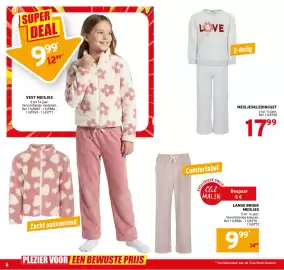 Trafic folder Pagina 6: SUPER DEAL 9999 1299 LOVE 2-delig VEST MEISJES 3 tot 14 jaar. Verschillende modellen. Ref 1165583