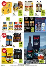 BelBev folder Pagina 2: Estaminet refined lager €3,75, Leffe €4,05