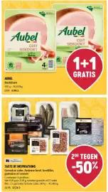 Delhaize folder week 44 Pagina 19: Aubel Kookham €4,99, Gerookte zalm, Ardense forel, forelfilet, garnalen of oesters €12,74