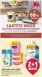 Delhaize folder week 44 Pagina 39: Colgate, Sanex, Tahiti of Soupline verzorgingsproduct of wasverzachter €4,30
