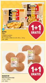 Delhaize folder week 44 Pagina 9: Delhaize bio biohamburgerbroodjes €3,39, Belviva Uglies €3,49