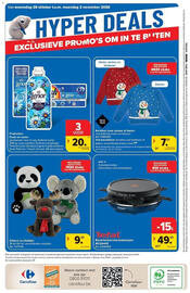 Carrefour folder Pagina 40: Kersttrui voor dames of heren €7,99, Raclette/plancha/koekenpan €49,99