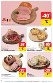 Carrefour folder Pagina 14: Droge ham van Savoie Le Galibier €1,88, Ham Breydel €1,50