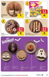 Carrefour folder Pagina 21: Donuts €3,75, American Sandwich Protein+ Harrys €4,99