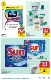 Carrefour folder Pagina 23: Toiletpapier Nalys €12,95, Sanytol alle soorten €8,38