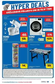 Carrefour folder Pagina 39: Pack van 35 metalen voertuigjes €14,99, Lichtgevende air-hockeytafel €59,99
