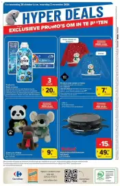 Carrefour folder Pagina 40: Kersttrui voor dames of heren €7,99, Raclette/plancha/koekenpan €49,99