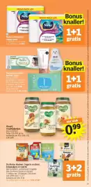 Albert Heijn folder week 44 Pagina 25: Pampers doekjes, Naïf en Hipp €3,99, Olvarit maaltijdpotjes €0,99