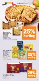 Albert Heijn folder week 44 Pagina 9: AH Grote taarten appel, breughel, rijst of frangipane €8,24, Lipton of Pukka thee €1,79