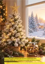 Yess folder Pagina 3: Dit is een catalogus van ons kerst assortiment 2026. In onze winkels zijn er doorlopend promoties op