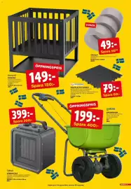 Jem&Fix reklamblad vecka 44 Sida 11: HestraPlattan golvplatta floorcy €79,00, Vävtejp €49,00