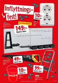 Jem&Fix reklamblad vecka 44 Sida 3: Jem & fix hink €10,00, Verktygstavla €149,00