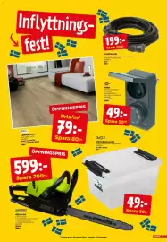 Jem&Fix reklamblad vecka 44 Sida 9: Ready fix laminatgolv €79,00, Brennenstuhl timer €49,00