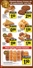 Vomar Voordeelmarkt folder week 44 Pagina 14: Gesuikerde Donuts €1,50, Speculaas-brokken €2,99