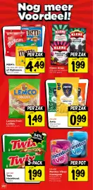 Vomar Voordeelmarkt folder week 44 Pagina 20: Mentos Vibes Kauwgom €1,99, Lemco Fruit Lollies €1,49