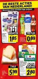 Vomar Voordeelmarkt folder week 44 Pagina 4: Optimel Drink-yoghurt €1,85, Coca-Cola, Aquarius, Powerade of Fuze Tea €0,89