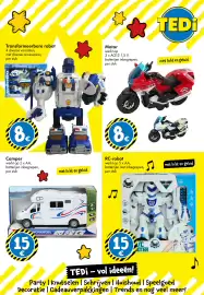 TEDi folder Pagina 11: Rc-robot €15,00, Camper €15,00